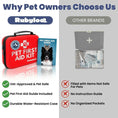 Bild in Galerie-Betrachter laden, Pet First Aid Kit for Dogs & Cats with Vet-Approved Essentials by Rubyloo