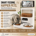 Load image into Gallery viewer, Smart Automatic Cat Feeder With Camera And Dual Stainless Bowls - from For Animals, With Love