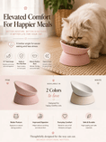 Load image into Gallery viewer, Adjustable Angle Resin Cat Bowl For Flat Faced Cats - from For Animals, With Love
