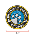 Bild in Galerie-Betrachter laden, Kiloniner Global Brigade Embroidered Morale Patch Hook 2.5 Inches by kiloninerpets