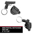 Cargar la imagen en la vista de la galería, Edgy Mini Replica Keychain Fits Dog Harness Keys Style 3 Models by kiloninerpets
