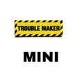 Cargar la imagen en la vista de la galería, Mini Trouble Maker Embroidered Morale Patch 1x3 Inch Hook Back by kiloninerpets