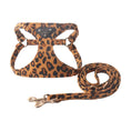 Gallery viewerに画像を読み込む, Leopard Print Dog Harness And Leash Set Adjustable Boutique Vest by Jane's Pet Boutique
