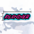 Charger l'image dans la visionneuse de la galerie, KILONINER RAD PT Morale Patch 4 Inch Pink Turquoise Miami Vice by kiloninerpets