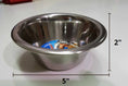 Bild in Galerie-Betrachter laden, Wall-mounted cat feeding shelf bowl by Catastrophic Creations; stainless steel, 5-inch diameter, 2-inch depth