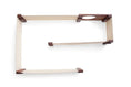Load image into Gallery viewer, Cat Maze Wall - 3 Tier Cat Tree by Catastrophic Creations; wooden beige cat condo with brown accents