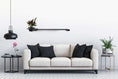 Load image into Gallery viewer, Cat Plant Stand for Wall, wall-mounted cat shelf in dark gray metal with a planter.