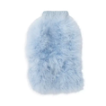 Load image into Gallery viewer, Haute Couture Feathered Luxury Pet Sweater in pale blue faux fur