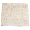 Load image into Gallery viewer, PupProtector Waterproof Dog Blanket from Paw.com, white plush with brown accents