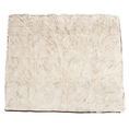 Load image into Gallery viewer, PupProtector Waterproof Dog Blanket from Paw.com, white plush with brown accents