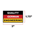 Bild in Galerie-Betrachter laden, Quality German Engineering Morale Patch 3x1.75 Vest Embroidered Hook by kiloninerpets