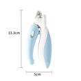 Load image into Gallery viewer, Professional Pet Nail Clippers with LED Light, blue ergonomic handles