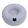 Bild in Galerie-Betrachter laden, Whisker House Felt Donut Cat Bed Dual Purpose Cat Tunnel Bed And Hideout Modern Sleep Solution For Indoor Cats by Whisker House