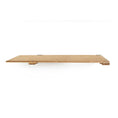 Bild in Galerie-Betrachter laden, Wall-mounted cat shelf Catastrophic Creations, natural wood platform with visible screws.