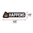 Load image into Gallery viewer, Shit Happens Embroidered Morale Patch Hook Fastener Vest Tactical by kiloninerpets