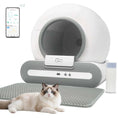 Carica l'immagine nel visualizzatore della galleria, DOEL 65L Smart Self-Cleaning Cat Litter Box With App Control by Whisker House