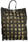 Load image into Gallery viewer, Gatsby All Natural Slow Hay Feeder hay bag with black woven grid straps by StateLineTack