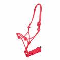 Bild in Galerie-Betrachter laden, Tabelo Draft Rope Halter with Lead in red braided rope