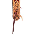 Load image into Gallery viewer, WD Tack Diamond Tooling Ranger Browband Headstall Chestnut Natural Leather With Silver Accented by Mayatex