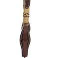 Load image into Gallery viewer, WD Tack Chocolate Natural Rawhide Quick Change Single Ear Headstall With Keeper Loop And Stainless Steel by Mayatex