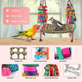 Bild in Galerie-Betrachter laden, Parrot Toys Natural Grass Hammock Climbing Net Medium Large Parrots by Sell My Stuff