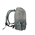 Carica l'immagine nel visualizzatore della galleria, Mr. Peanut's Aspen Series Airline Compliant Backpack Pet Carrier in gray with mesh ventilation panel