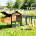 Bild in Galerie-Betrachter laden, Chicken Coop With Run And Nesting Box by HouseOfZazla