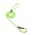 Charger l'image dans la visionneuse de la galerie, Nylon Pup Set Premium Leather Collar Leash Double Stitch Design by For Animals, With Love