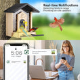 Load image into Gallery viewer, Bird Feeder Camera WiFi Smart AI Motion Detection 1080P 1.5L by Wags & Whiskers Pet Supply