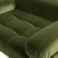 Load image into Gallery viewer, Marcel Upholstered Modern Small to Medium Pet Bed For Dogs and Cats Olive Green Velvet by HouseOfZazla