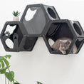 Gallery viewerに画像を読み込む, Enjoy The Wood Black Modular Vertical Wall Mount Cat Climbing Shelves by Enjoy The Wood