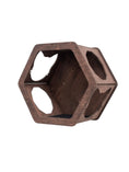 Charger l'image dans la visionneuse de la galerie, Wall Mount Cat Shelves Black; hexagonal wooden modular perch for cats.