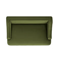 Load image into Gallery viewer, Duchess 33' Medium Princess Pet Bed Sofa with Fringe Skirt, Olive Green Velvet by HouseOfZazla