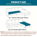 Load image into Gallery viewer, topspet L Shape Couch Cover, heavy-duty waterproof green sofa protector for dogs, shown in two size layouts.