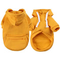 Charger l'image dans la visionneuse de la galerie, Spring Hoodie for Small & Medium Dogs by SOCKPET in orange with white drawstrings