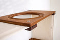 Bild in Galerie-Betrachter laden, The Play cat condo wall panel from Catastrophic Creations; wooden panel with concentric circular openings.