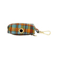 Load image into Gallery viewer, Autumn Blue Plaid Custom No Pull Dog Harness Collar Leash Bow Tie Set With Waste Bag Holder by DDPaws