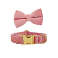 Load image into Gallery viewer, Pink Velvet Dog Harness And Leash Set Personalized Soft Durable Fit by DDPaws
