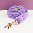 Load image into Gallery viewer, Teddy Purple Personalized No Pull Dog Harness Set With Matching Leash by DDPaws