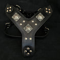 Charger l'image dans la visionneuse de la galerie, The "Eros" all Black Harness - Pet Collars & Harnesses from Bestia Dog Gear