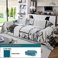 Load image into Gallery viewer, Luxury Pet Cover for Leather Sofa, black-gray abstract pattern, non-slip and machine washable, 130x180 cm
