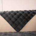 Load image into Gallery viewer, Molly Mutt Couch Cover in dark gray plush fabric; non-slip sofa protector