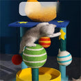 Carica l'immagine nel visualizzatore della galleria, Starry Cat Shelf Nest Soft Velvet Sisal Climbing Tower Medium Size by Sell My Stuff