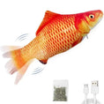 Carica l'immagine nel visualizzatore della galleria, Stevvex Interactive Electric Flopping Cat Toy Fish Plush Mouse Set by Stevvex