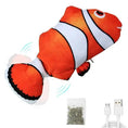 Carica l'immagine nel visualizzatore della galleria, Stevvex Interactive Electric Flopping Cat Toy Fish Plush Mouse Set by Stevvex