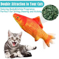 Carica l'immagine nel visualizzatore della galleria, Stevvex Interactive Electric Flopping Cat Toy Fish Plush Mouse Set by Stevvex