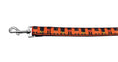 Load image into Gallery viewer, Witches Brew Halloween nylon collar or leash with orange and black pattern, standard collar
