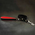 Load image into Gallery viewer, Bestia Dog Gear Eros Black Premium Full Grain Leather Leash 1 Inch by Bestia Dog Gear