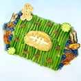 Load image into Gallery viewer, Mahi Mahi fillet, wild caught, plated on a bed of green beans with blueberries and decorative garnishes.