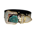 Load image into Gallery viewer, Swarovski Italian Leather Multi-Color Snake Collar by Allysa Payne Beverly Hills